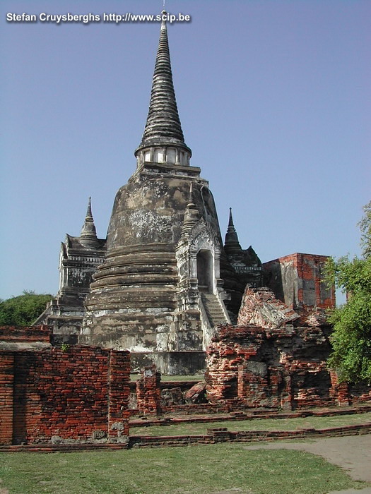 Ayuthaya - Wat Phra Ram De tempel van Wat Phra Ram is een van de oudste tempels (1396). Stefan Cruysberghs
